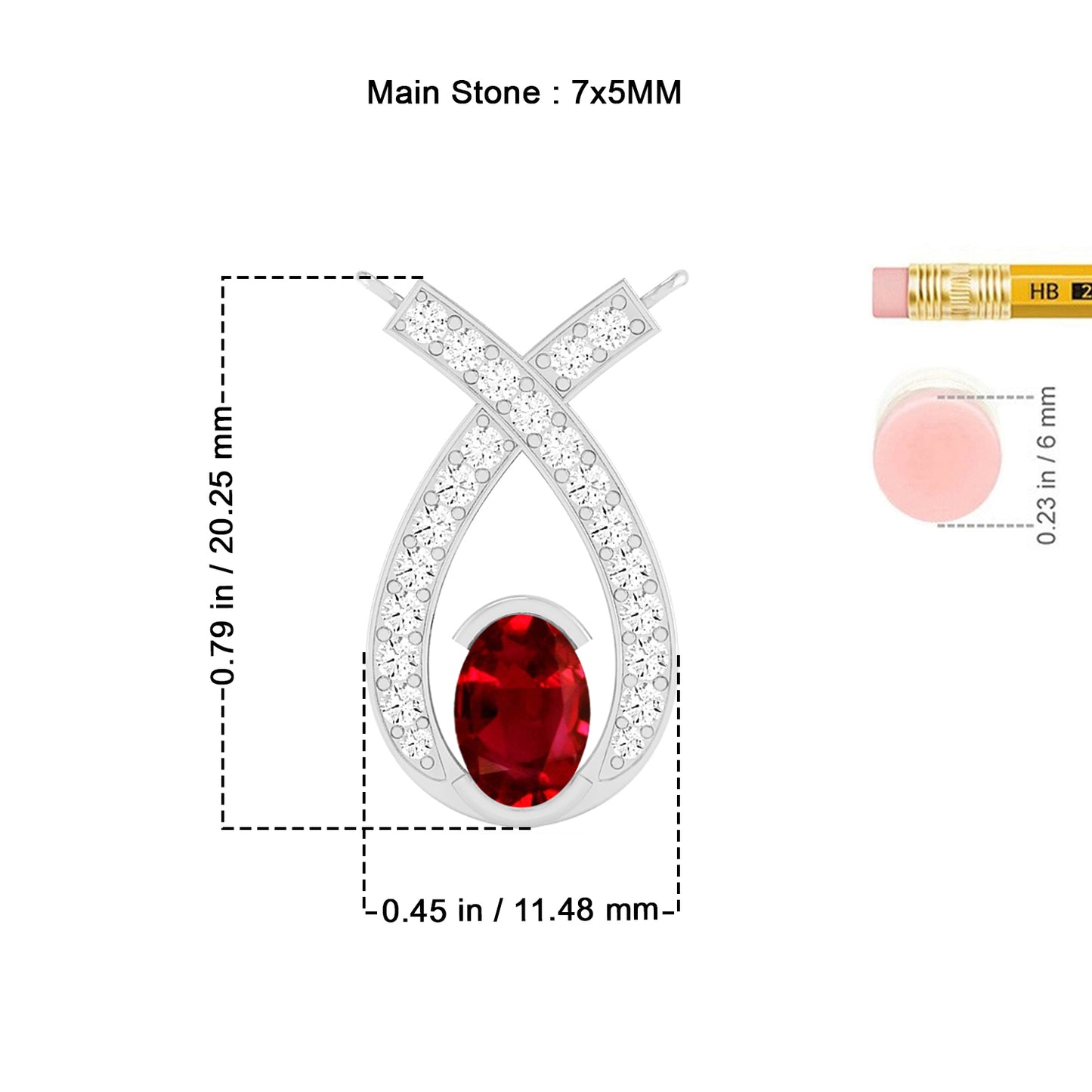 Teardrop Halo Pendant | Starburst Pendant | Heart Knot Teardrop Pendant | Sterling Silver Birthstone Necklace | Diamond Accent | Adjustable Chain | 15 Gemstone Choices