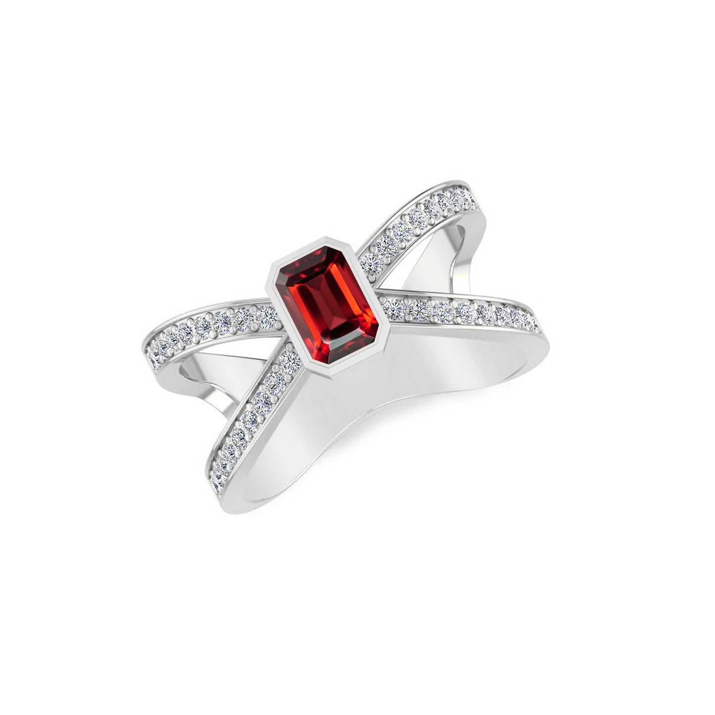 Sterling Silver Birthstone Ring | Genuine Gemstone & Diamond Studded Ring | Personalized Promise Ring | Gift for Her