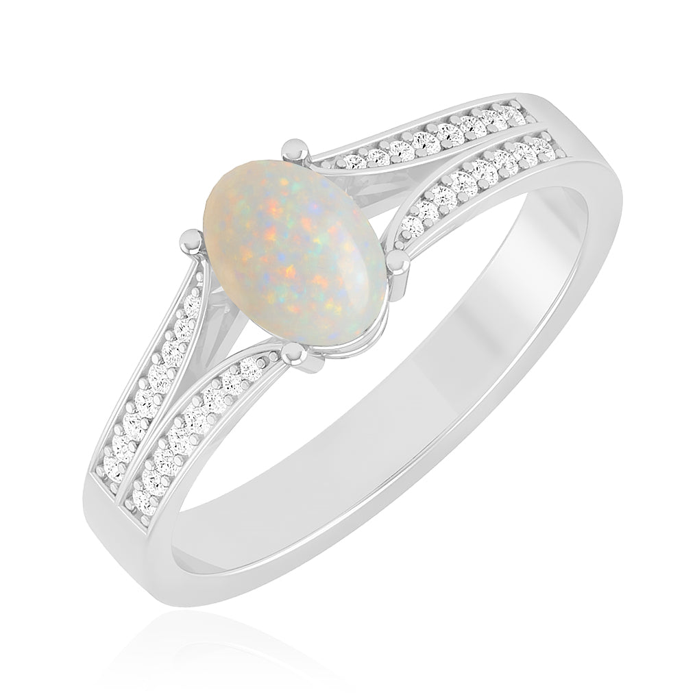 Infinity Knot Solitaire Ring | Sterling Silver Birthstone Ring | Genuine Gemstone Studded Ring | Personalized Promise Ring | Gift for Her