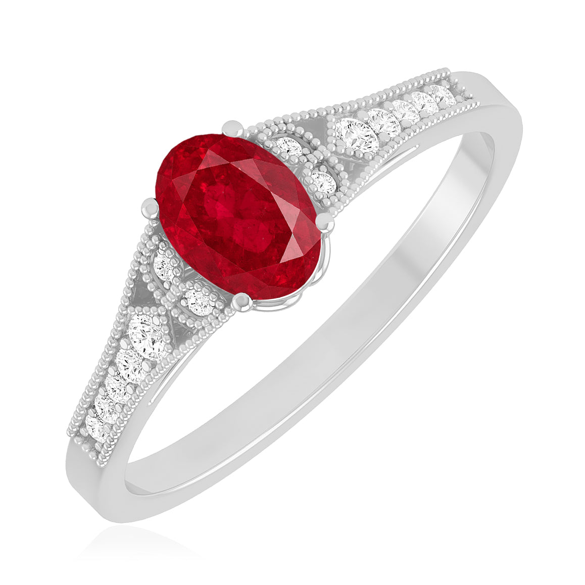 Classic Three-Stone Solitaire Ring | Sterling Silver Birthstone Ring | Genuine Gemstone & Diamond Studded Ring | Personalized Promise Ring | Gift for Her