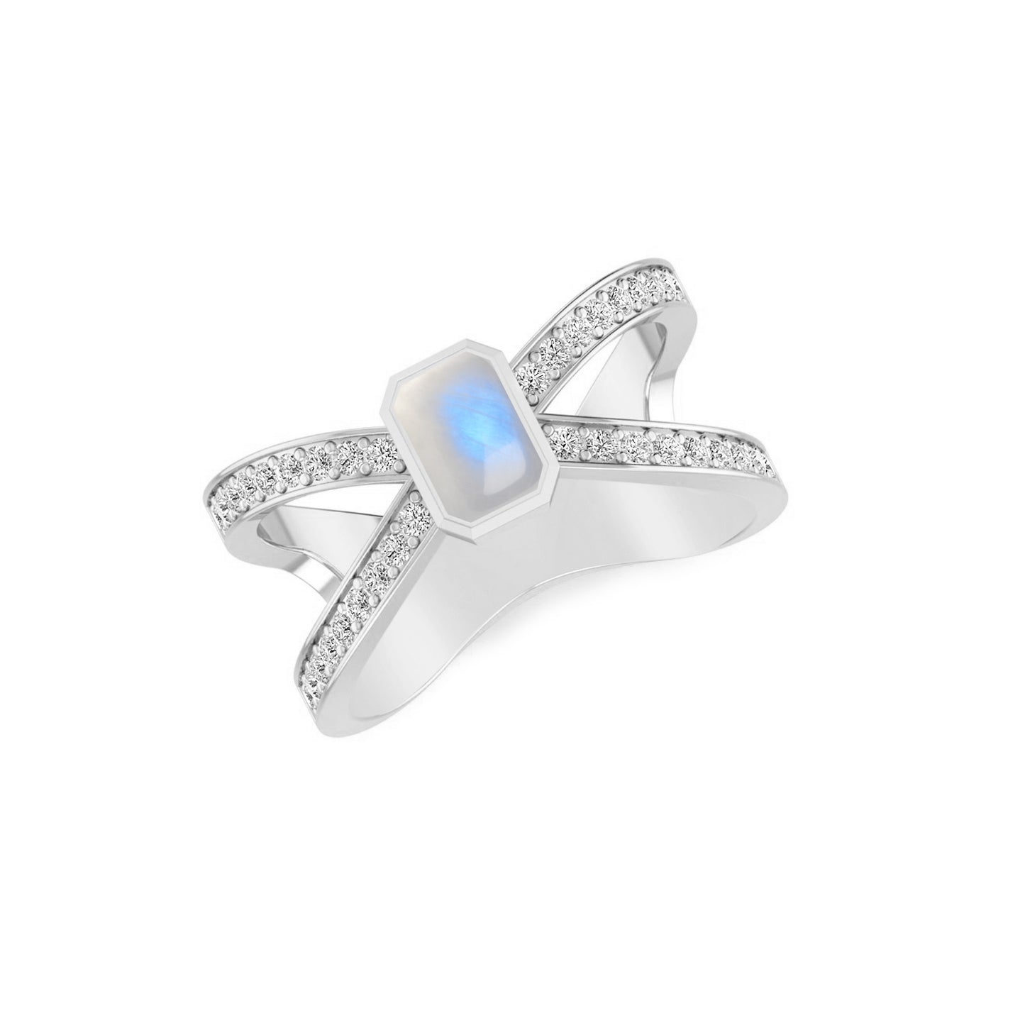 Sterling Silver Birthstone Ring | Genuine Gemstone & Diamond Studded Ring | Personalized Promise Ring | Gift for Her