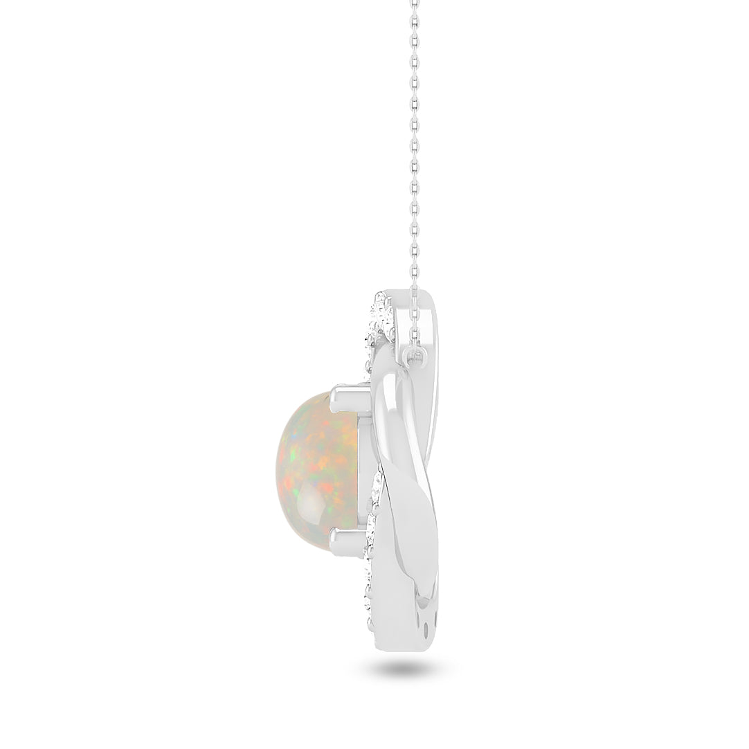 Geometric Bar Pendant | Starburst Pendant | Heart Knot Teardrop Pendant | Sterling Silver Birthstone Necklace | Diamond Accent | Adjustable Chain | 15 Gemstone Choices