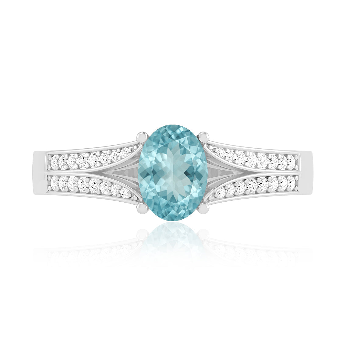 Infinity Knot Solitaire Ring | Sterling Silver Birthstone Ring | Genuine Gemstone Studded Ring | Personalized Promise Ring | Gift for Her