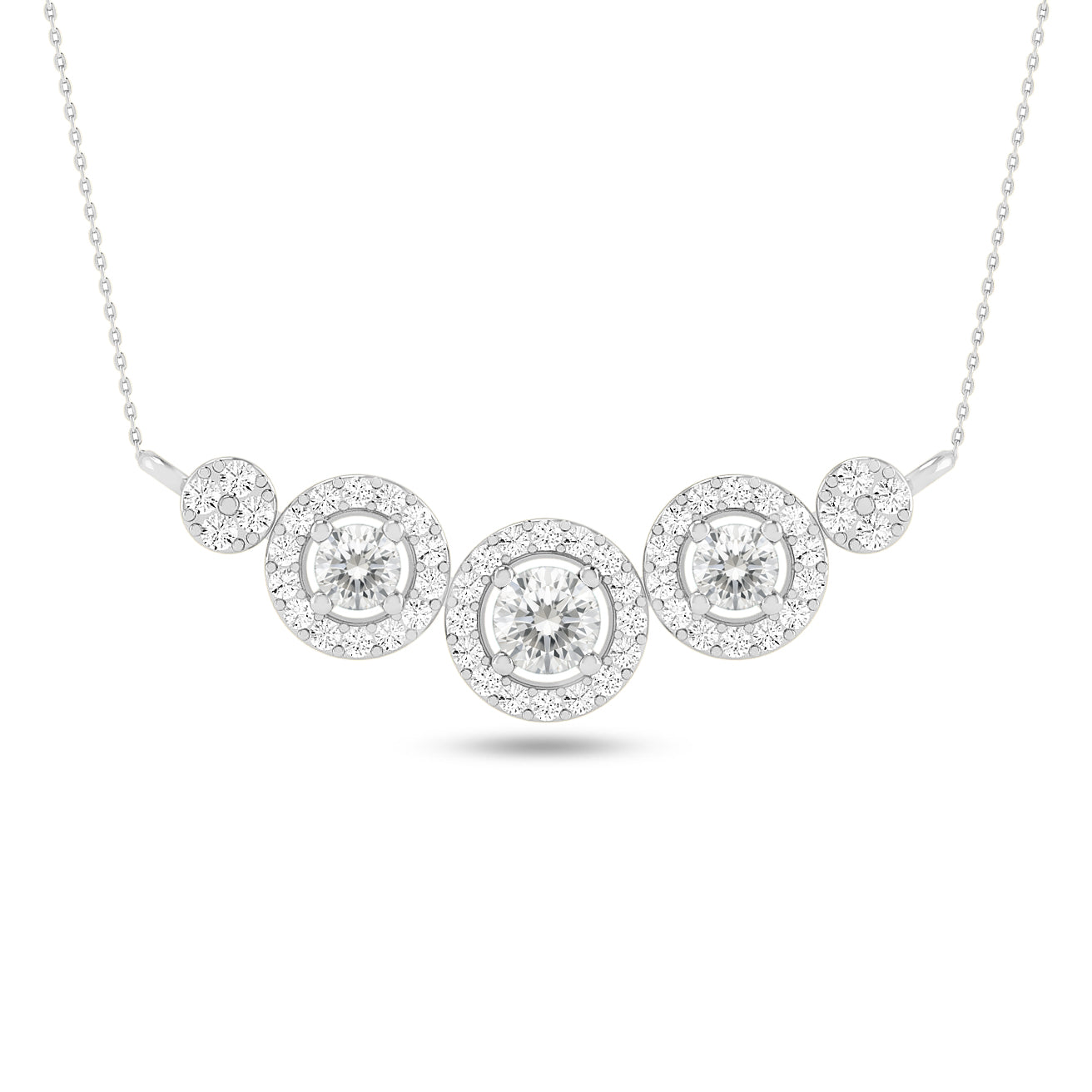 Journey Circle Necklace | Starburst Pendant | Heart Knot Teardrop Pendant | Sterling Silver Birthstone Necklace | Diamond Accent | Adjustable Chain | 15 Gemstone Choices