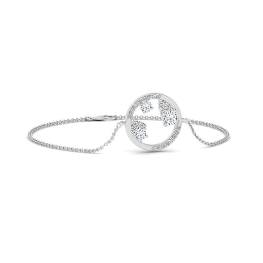 Constellation Circle Bracelet | Sterling Silver Birthstone Bracelet | Adjustable Chain | 15 Gemstone Choices | Personalized Gemstone Bracelet