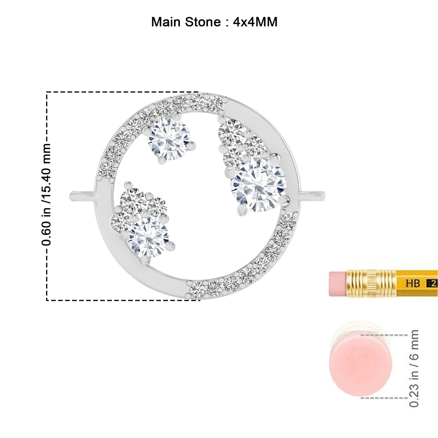 Constellation Circle Bracelet | Sterling Silver Birthstone Bracelet | Adjustable Chain | 15 Gemstone Choices | Personalized Gemstone Bracelet