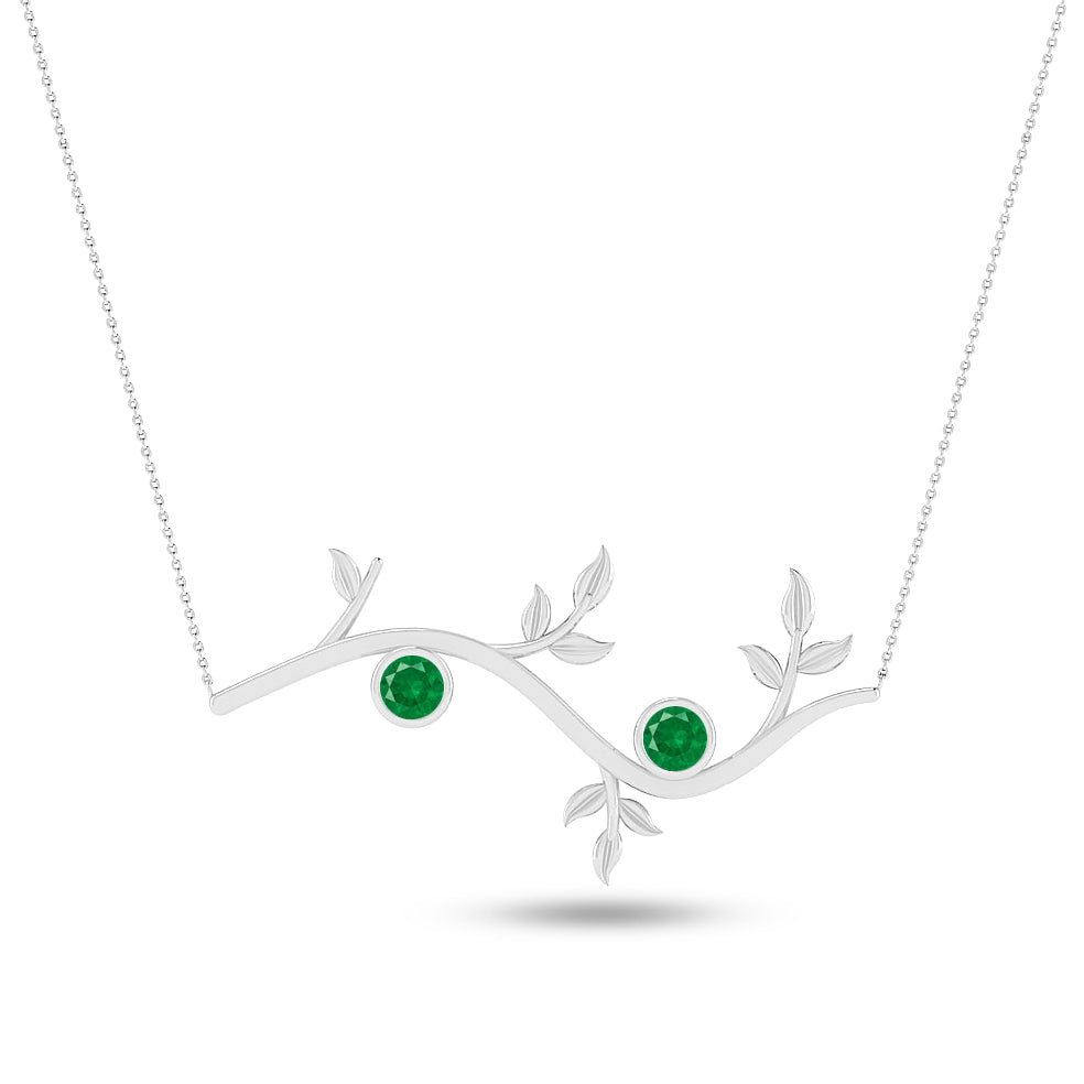 Cross Pendant Necklace | Sterling Silver Birthstone Necklace | Adjustable Chain | 15 Gemstone Choices | Personalized Gemstone Pendant