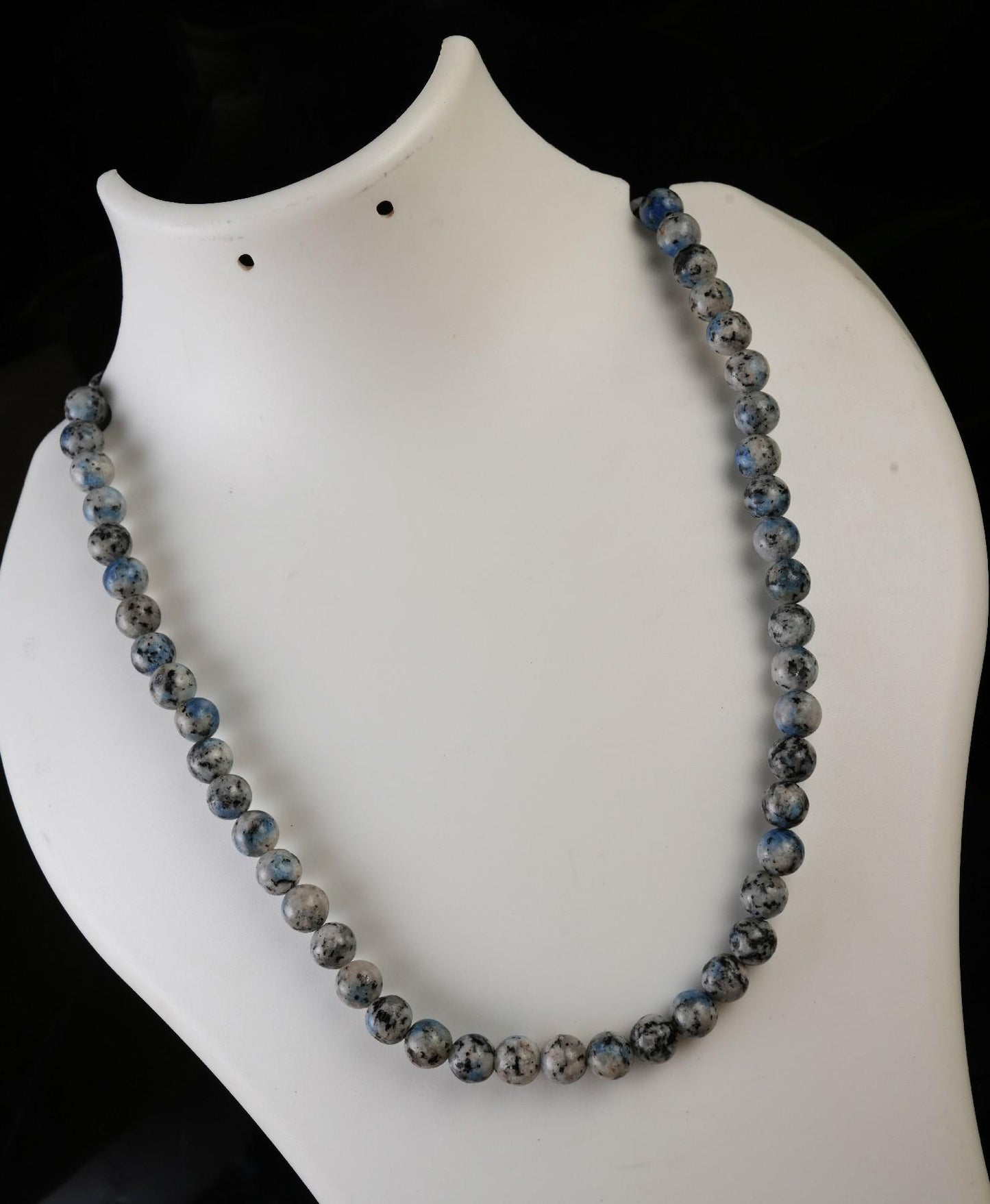 Genuine K2 Jasper Beads Necklace / Handcrafted Adjustable Mala Necklace / 8 MM Round Smooth Beaded Necklace Jewelry For Her - AS & JG