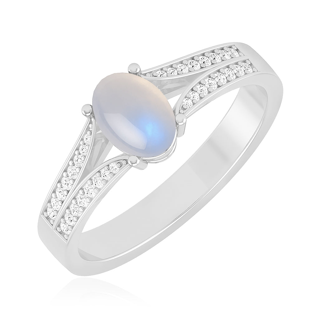 Infinity Knot Solitaire Ring | Sterling Silver Birthstone Ring | Genuine Gemstone Studded Ring | Personalized Promise Ring | Gift for Her