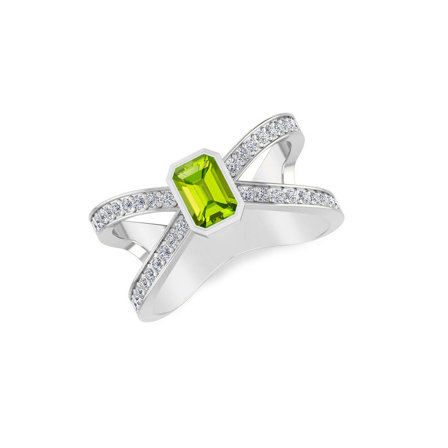 Sterling Silver Birthstone Ring | Genuine Gemstone & Diamond Studded Ring | Personalized Promise Ring | Gift for Her