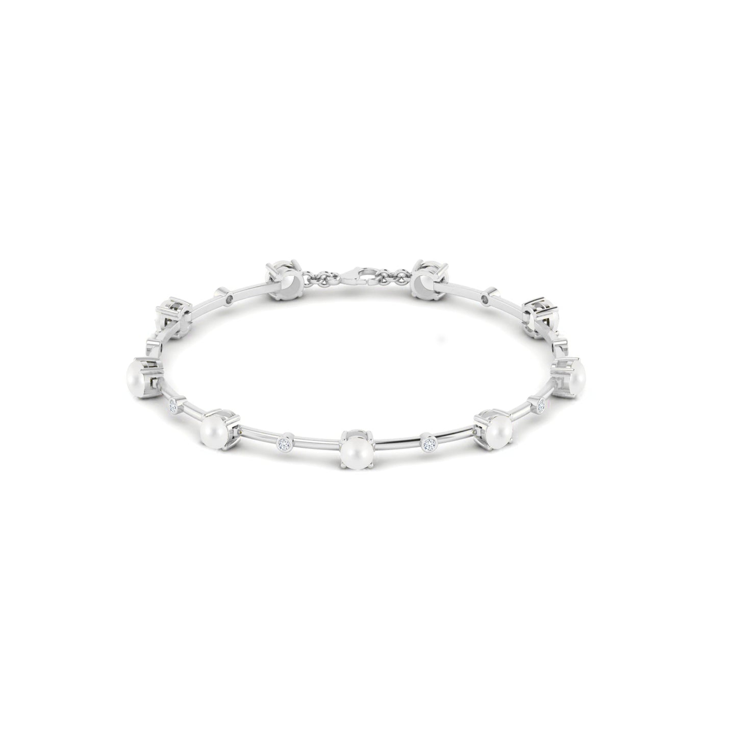 Bar Link Tennis Bracelet | Sterling Silver Birthstone Bracelet | Adjustable Chain | 15 Gemstone Choices | Personalized Gemstone Bracelet