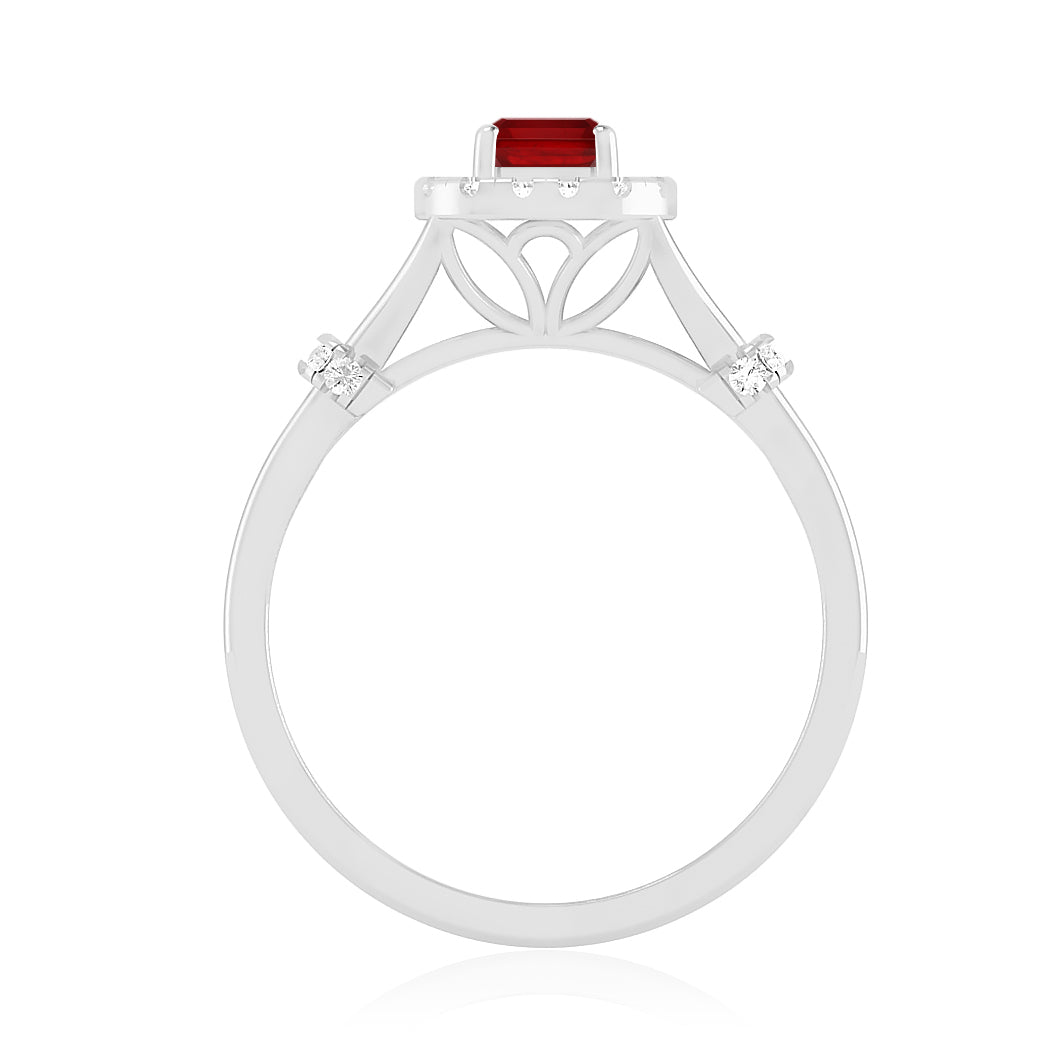 Twisted Split Shank Ring | Sterling Silver Birthstone Ring | Genuine Gemstone Studded Ring | Personalized Promise Ring | Gift for Her