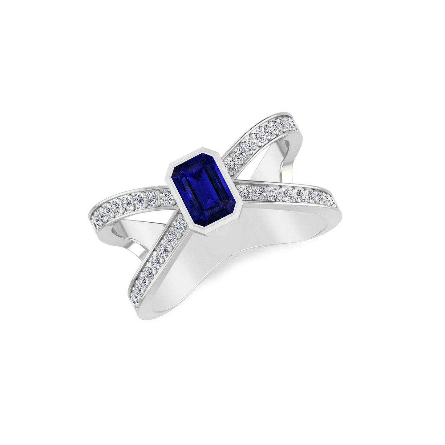 Sterling Silver Birthstone Ring | Genuine Gemstone & Diamond Studded Ring | Personalized Promise Ring | Gift for Her