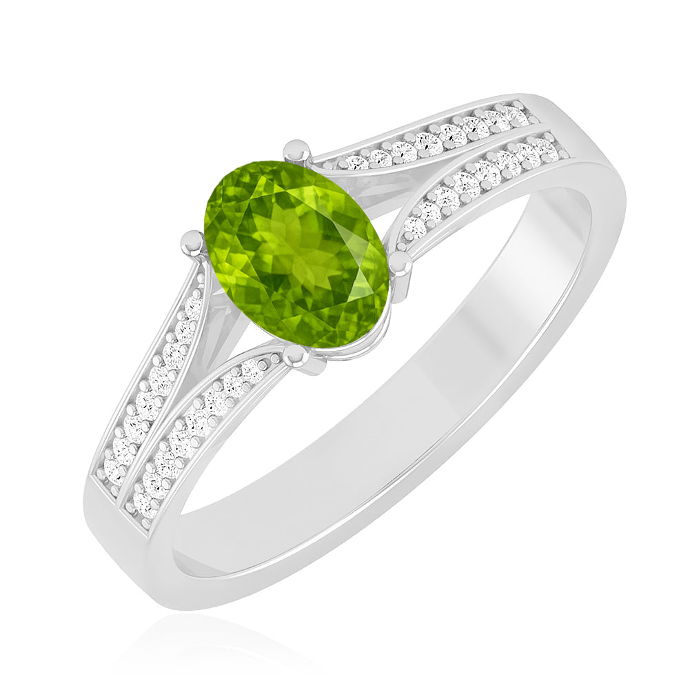 Infinity Knot Solitaire Ring | Sterling Silver Birthstone Ring | Genuine Gemstone Studded Ring | Personalized Promise Ring | Gift for Her
