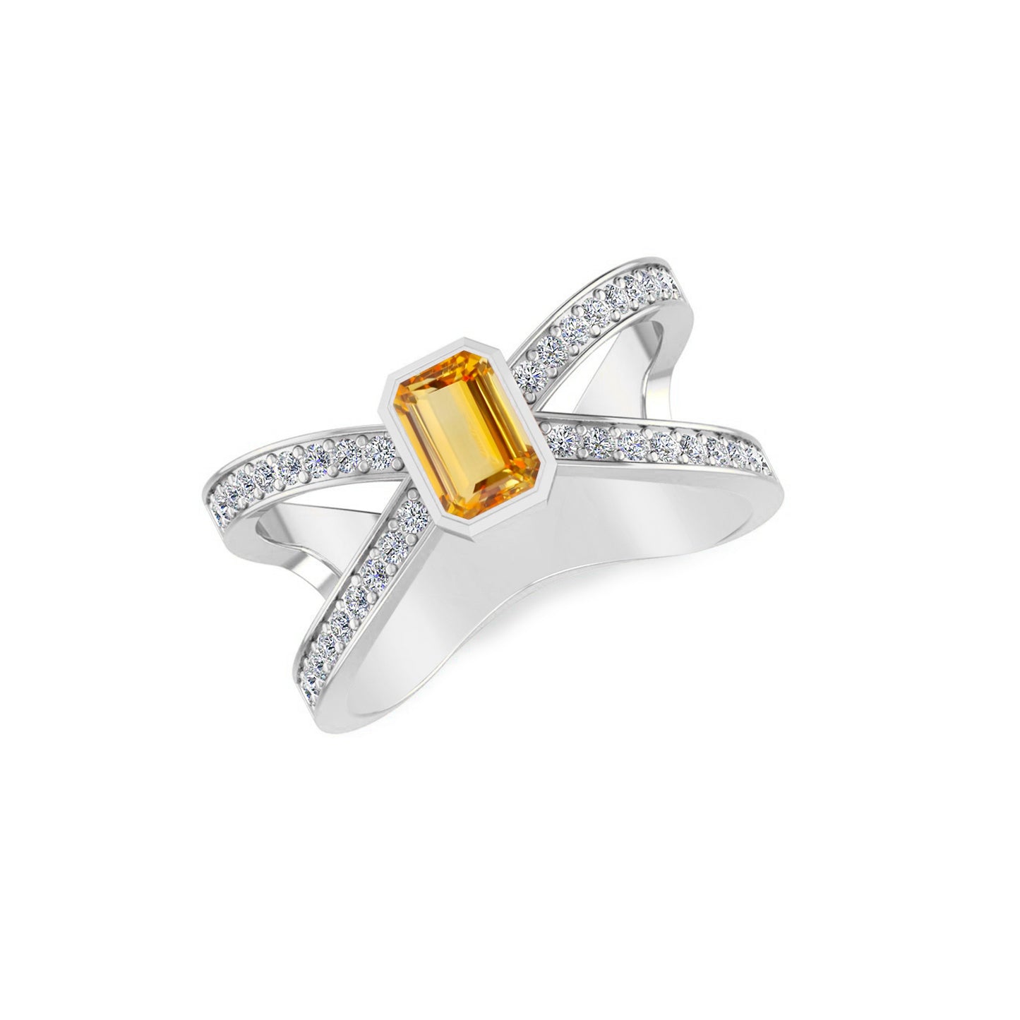 Sterling Silver Birthstone Ring | Genuine Gemstone & Diamond Studded Ring | Personalized Promise Ring | Gift for Her